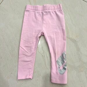 18 month baby pink nike cotton stretch pants
